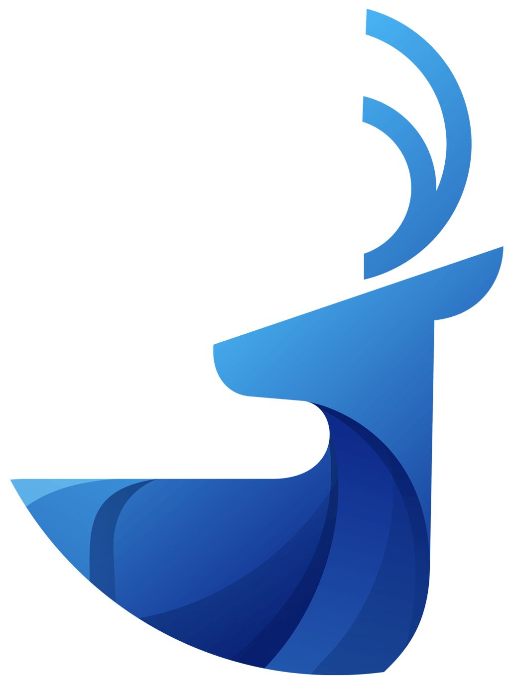 Vector image of a deer