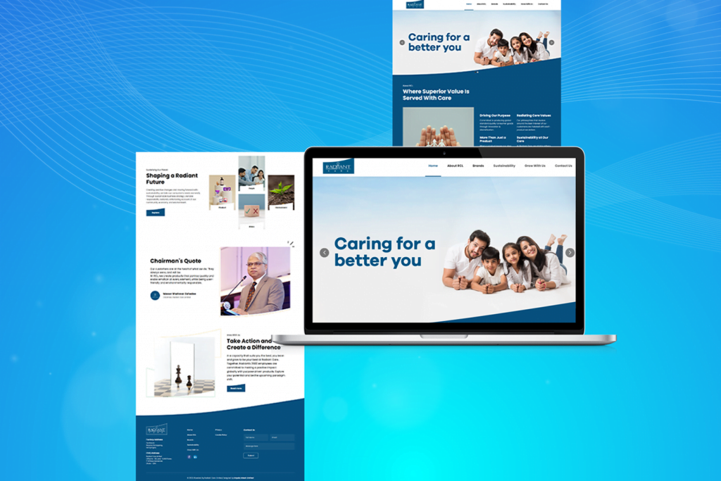 Radiant Care Limited Website Design and Development