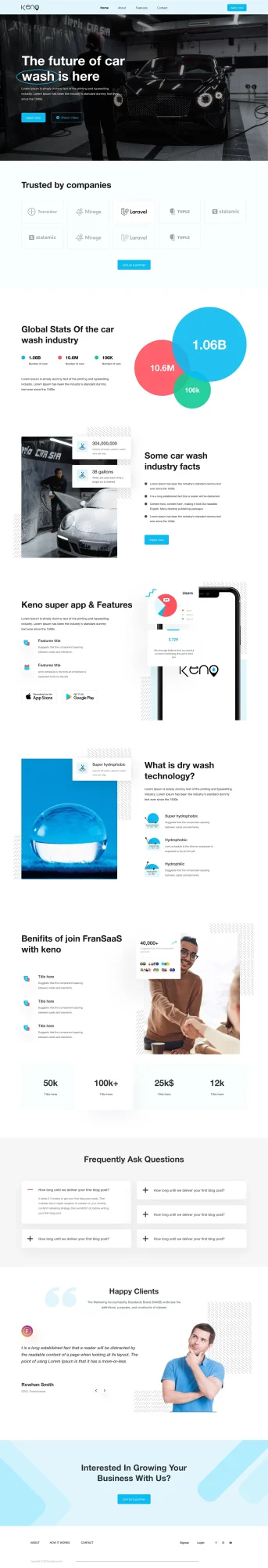 AutoShine Homepage version 1